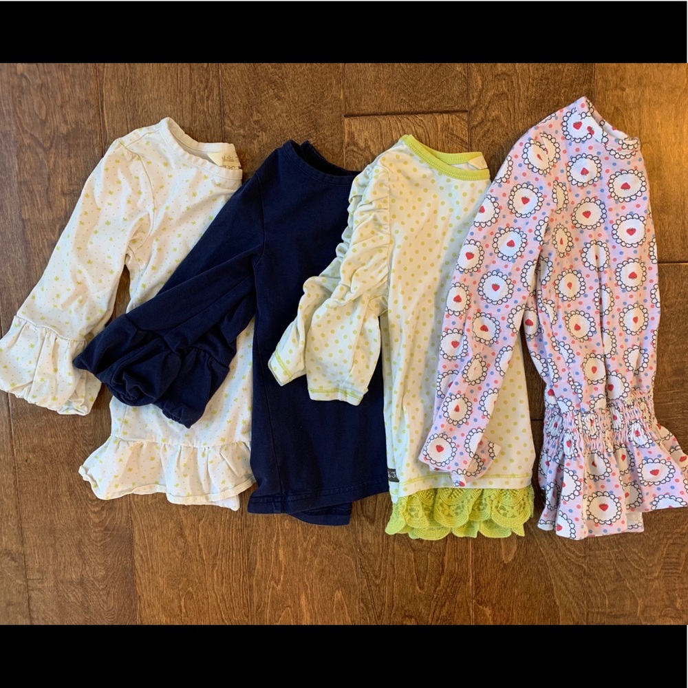 4 piece set! All size 4 Matilda Jane tops set!